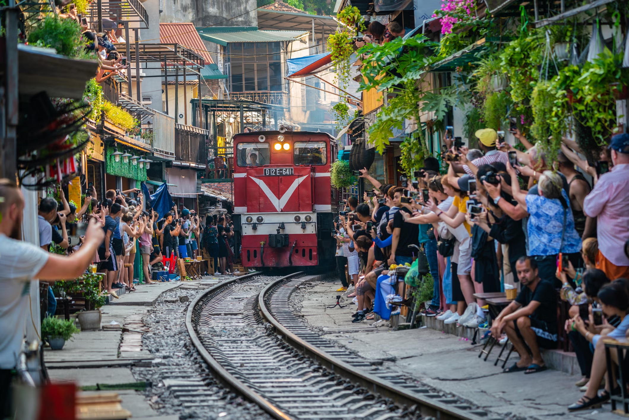 Hanoi Train Street - hidden gems in hanoi